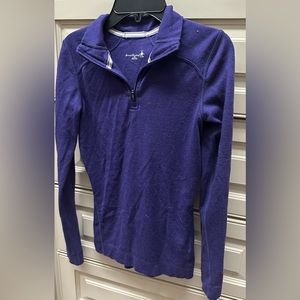 smart wool base layer pullovers  - cozy and soft, not itchy - only 1 left